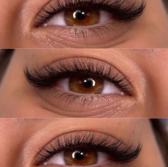 Extensiones de pestañas con volumen refinado